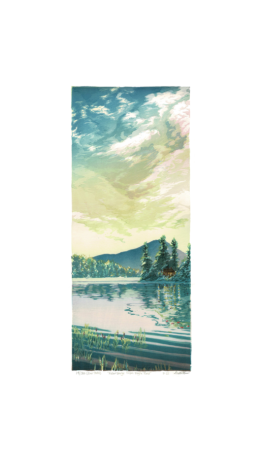 Kearsarge from Eagle Pond, 2nd state