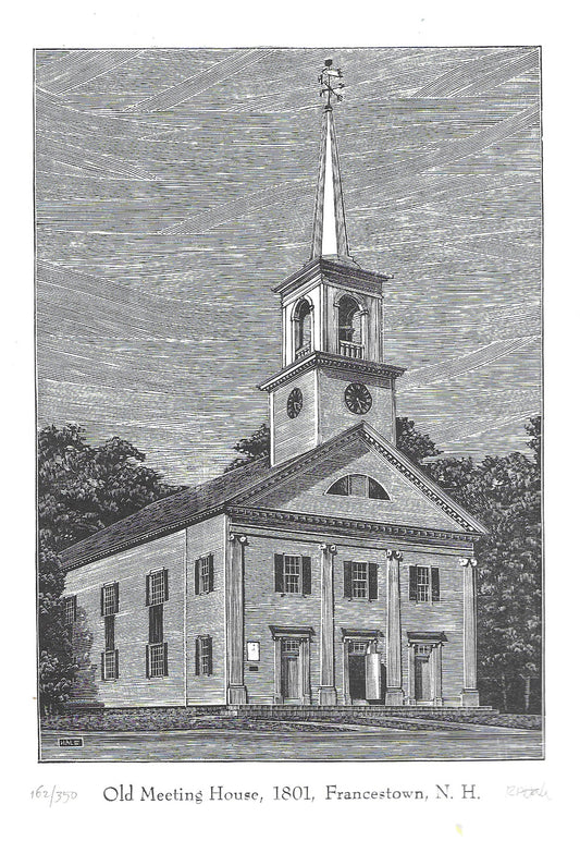 Old Meetinghouse, 1801, Francestown, NH