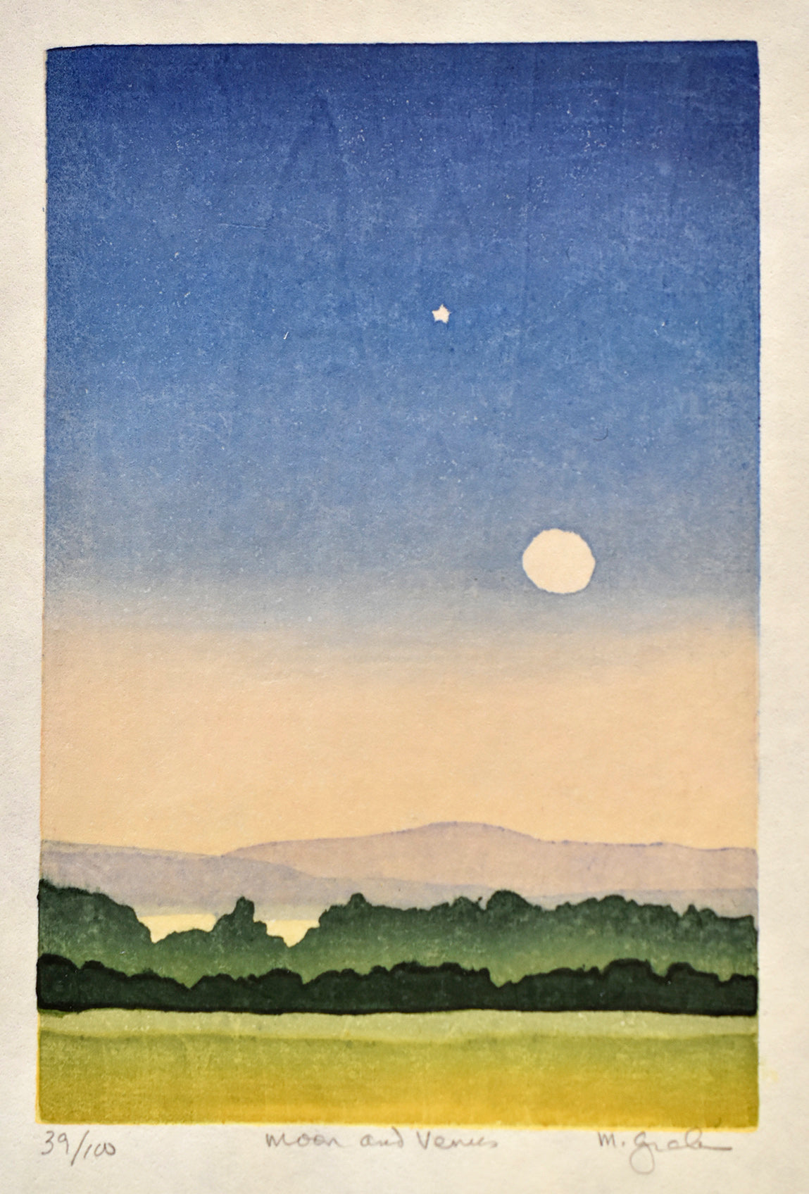 Moon and Venus