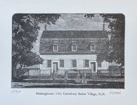 Meetinghouse, 1792, Canterbury Shaker Village, NH