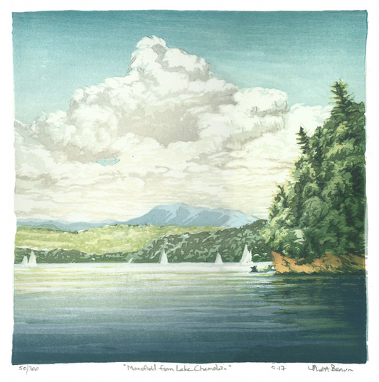 Mansfield from Lake Champlain